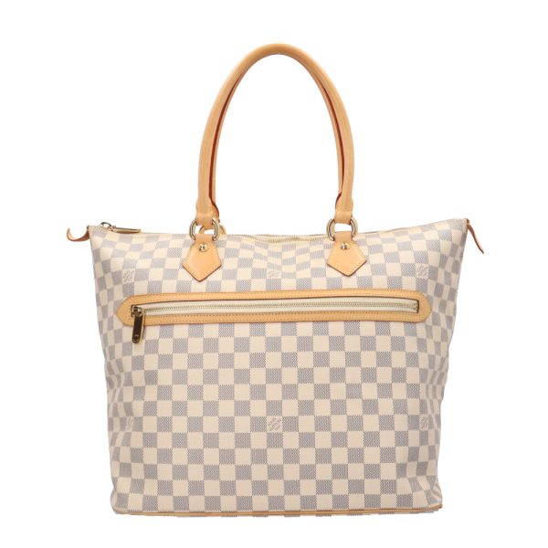 brb03560000004965 1 Louis Vuitton Saleya GM Damier Azur Tote Bag White