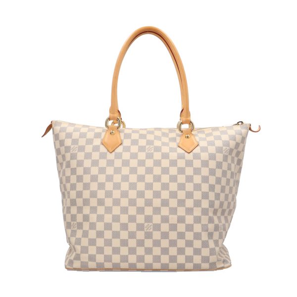 brb03560000004965 3 Louis Vuitton Saleya GM Damier Azur Tote Bag White