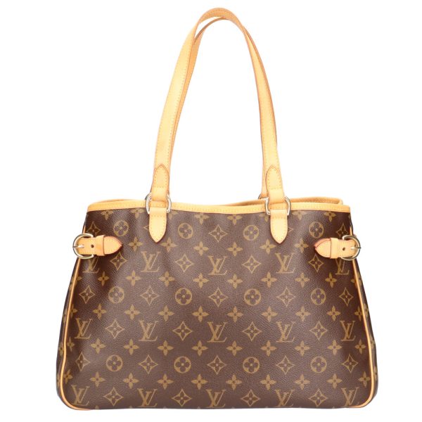 brb03580000000590 1 Louis Vuitton Batignolles Monogram Canvas Shoulder Bag Brown