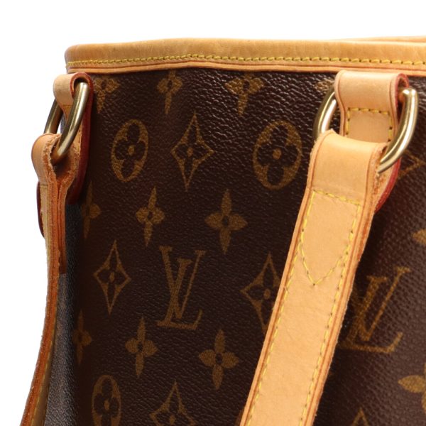 brb03580000000590 12 Louis Vuitton Batignolles Monogram Canvas Shoulder Bag Brown