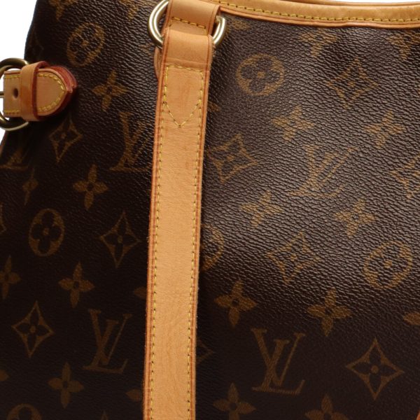 brb03580000000590 14 Louis Vuitton Batignolles Monogram Canvas Shoulder Bag Brown