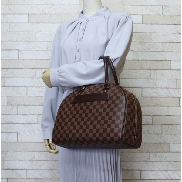 brb03580000004436 2 Louis Vuitton Nolita Damier Canvas Handbag Bag Brown