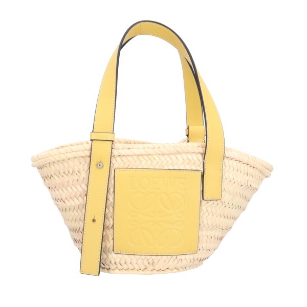 brb03600000003962 1 Loewe Basket Bag Small Handbag Palm Leaf Beige