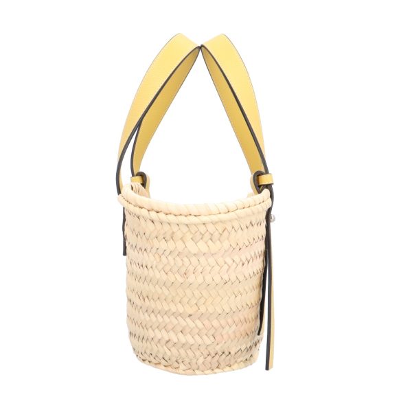 brb03600000003962 4 Loewe Basket Bag Small Handbag Palm Leaf Beige