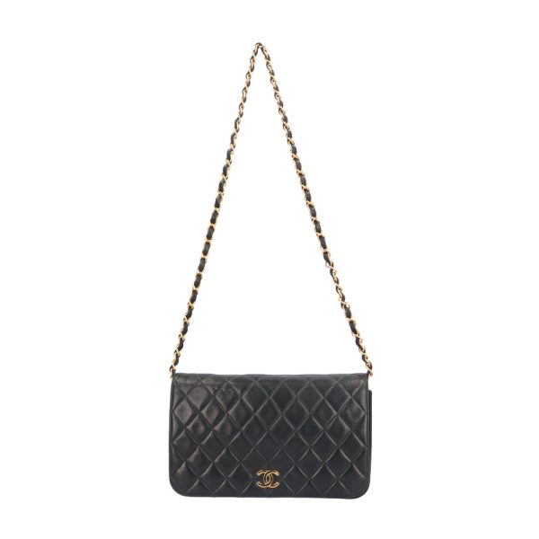 brb03600000005094 1 Chanel Matelasse Lambskin Shoulder Bag Black