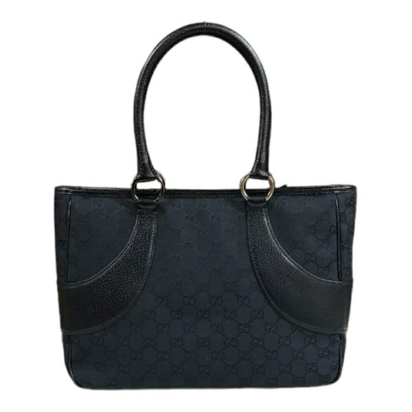 brb03600000005984 1 Gucci GG Canvas Tote Bag Black