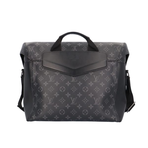 brb03620000002911 3 Louis Vuitton Messenger Voyage PM Monogram Eclipse Shoulder Bag Black