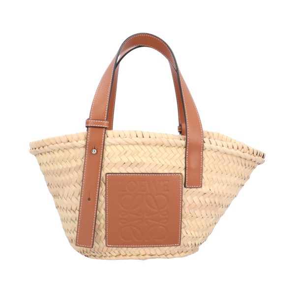 brb03670000001068 1 Loewe Basket Bag Small Handbag Palm Leaf Beige