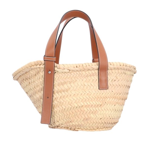 brb03670000001068 3 Loewe Basket Bag Small Handbag Palm Leaf Beige