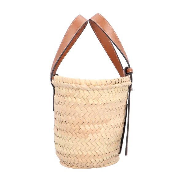 brb03670000001068 4 Loewe Basket Bag Small Handbag Palm Leaf Beige