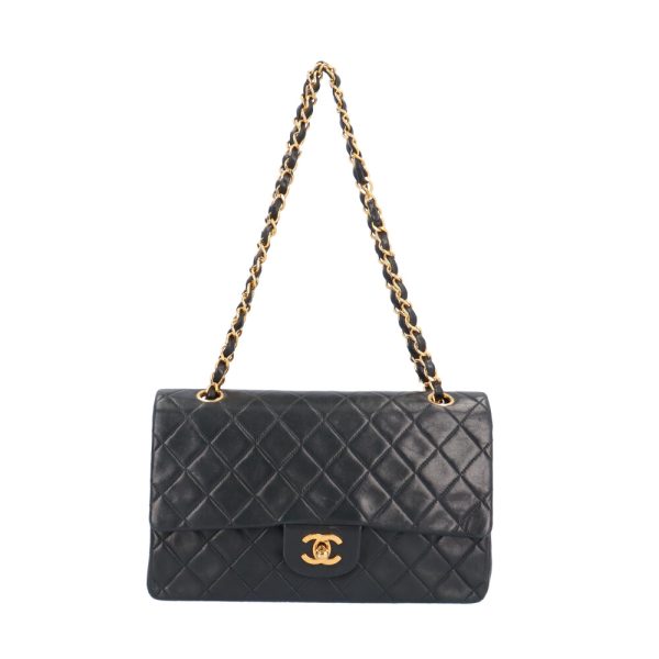 brb03680000000908 1 Chanel Matelasse Lambskin Shoulder Bag Black