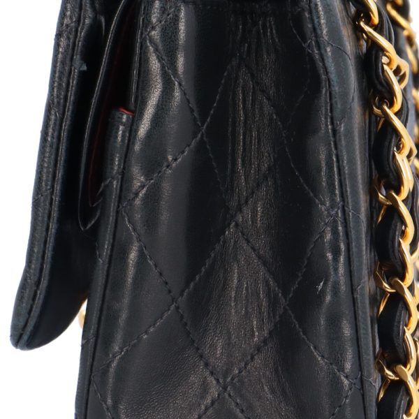 brb03680000000908 10 Chanel Matelasse Lambskin Shoulder Bag Black