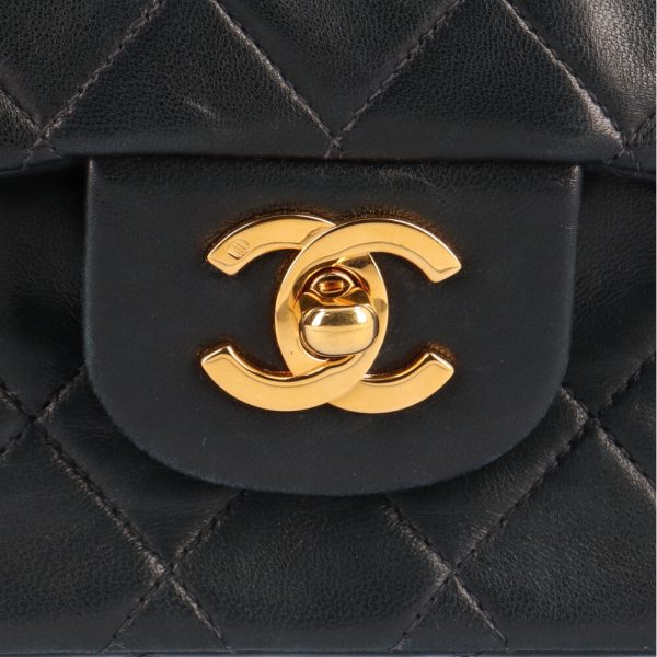 brb03680000000908 11 Chanel Matelasse Lambskin Shoulder Bag Black