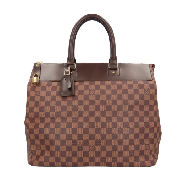 brb03680000001612 1 Louis Vuitton Greenwich Damier Canvas Handbag Bag Brown