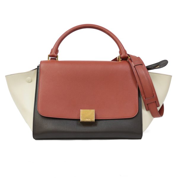 brb03800265 1 Celine Trapeze Handbag Leather Multicolor