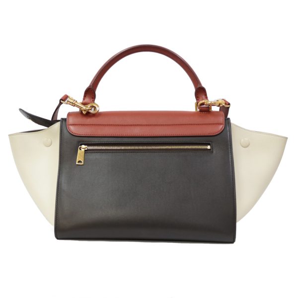 brb03800265 3 Celine Trapeze Handbag Leather Multicolor