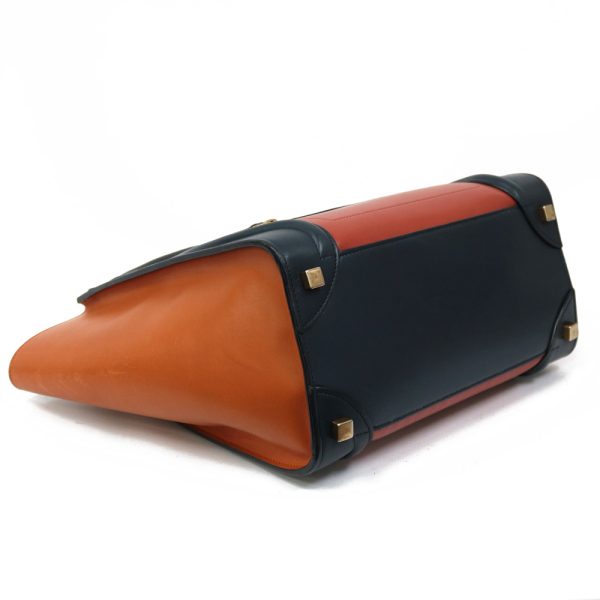 brb03800537 5 Celine Handbag Leather Orange