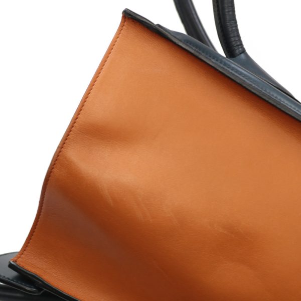 brb03800537 8 Celine Handbag Leather Orange