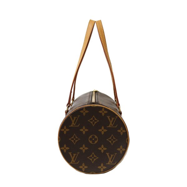 brb03802449 4 Louis Vuitton Papillon Monogram Shoulder Bag Brown