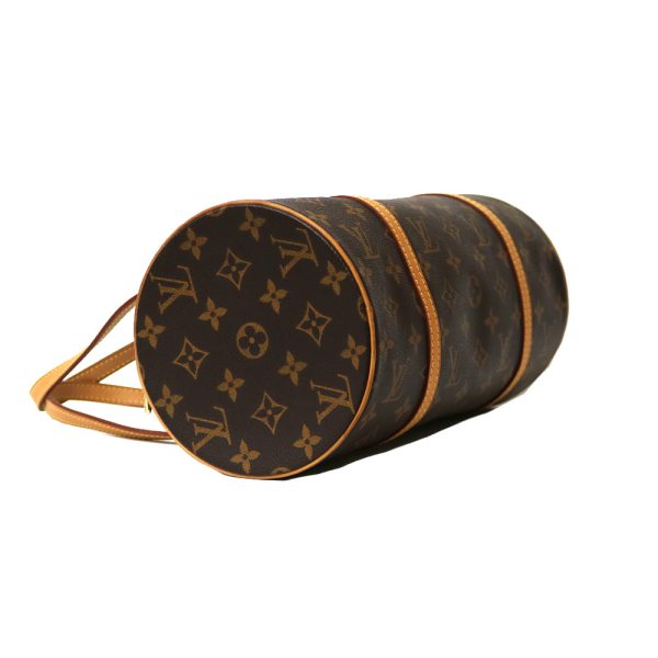 brb03802449 5 Louis Vuitton Papillon Monogram Shoulder Bag Brown