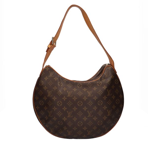 brb03802544 3 Louis Vuitton Croissant Monogram Shoulder Bag Brown