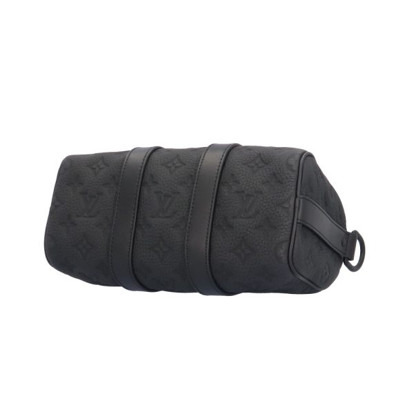 brb08000000001021 4 Louis Vuitton Keepall Bandouliere Taurillon Monogram Shoulder Bag Black