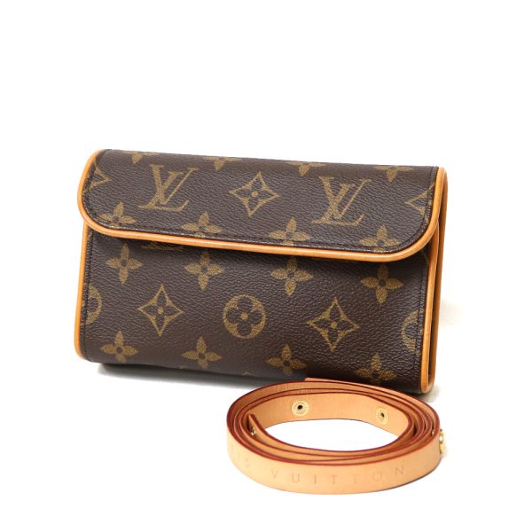 brb09600446 0 Louis Vuitton Pochette Florentine Monogram Waist Bag Brown