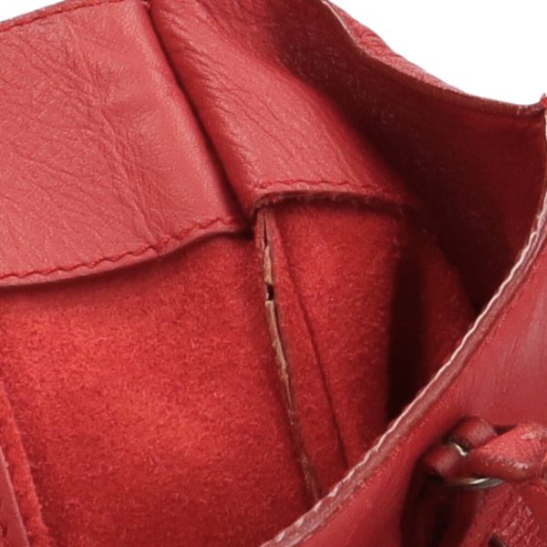 brb10000000000726 13 Balenciaga Paper Handbag Leather Red