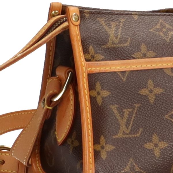 brb10000000000790 10 Louis Vuitton Popincourt Monogram Canvas Shoulder Bag Brown