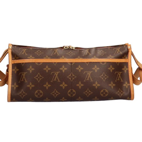 brb10000000000790 3 Louis Vuitton Popincourt Monogram Canvas Shoulder Bag Brown