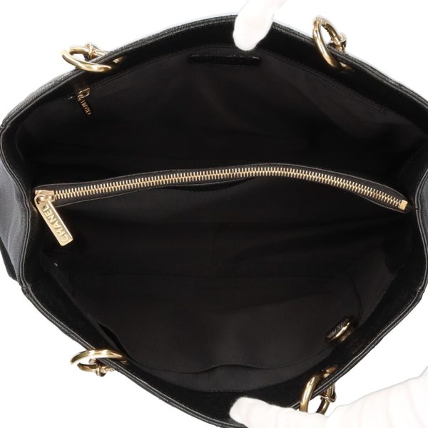 brb10000000000794 6 Chanel Chain Matelasse Caviar Shoulder Bag Black