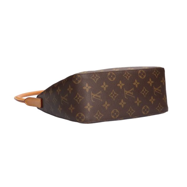 brb10000000003307 5 Louis Vuitton Looping MM Canvas Shoulder Bag Brown