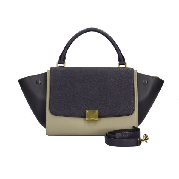 brb10000000023564 1 Celine Trapeze Handbag Calf Black