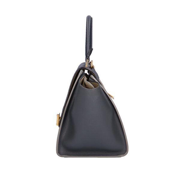 brb10000000023564 4 Celine Trapeze Handbag Calf Black