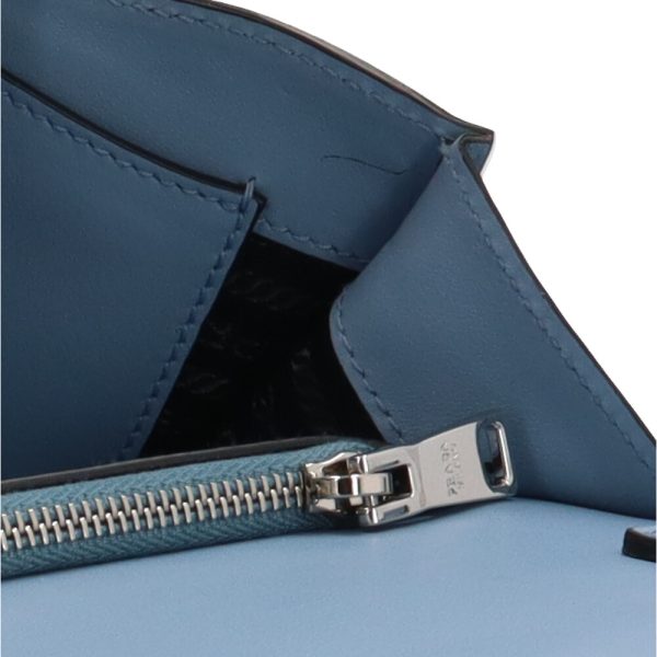 brb10000000115553 8 Prada Saffiano Leather Shoulder Bag Blue