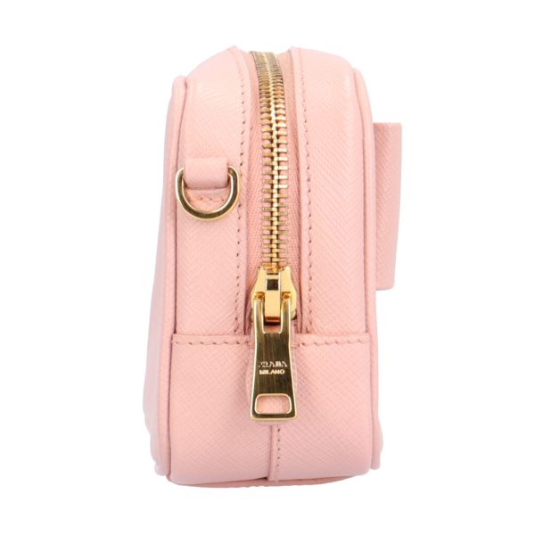 brb10000000119298 4 Prada Ribbon Mini Leather Shoulder Bag Pink