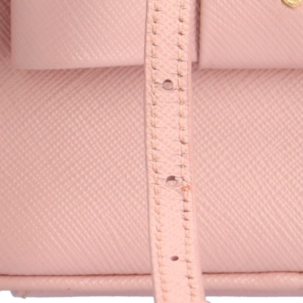 brb10000000119298 8 Prada Ribbon Mini Leather Shoulder Bag Pink