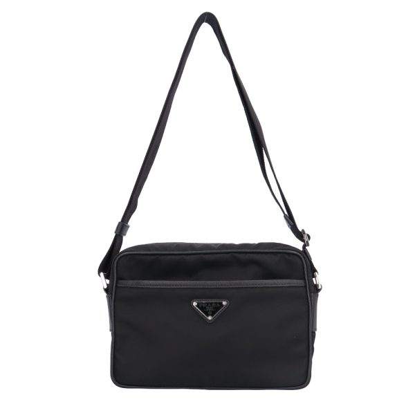 brb10000000120762 1 Prada Nylon Shoulder Bag Black