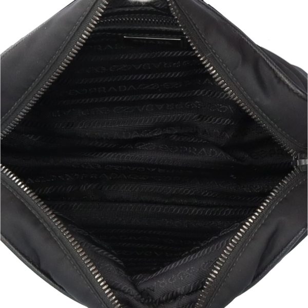 brb10000000120762 4 Prada Nylon Shoulder Bag Black