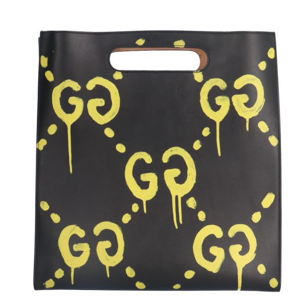 brb10000000121749 3 Gucci Abbey GG Canvas Tote Bag Black