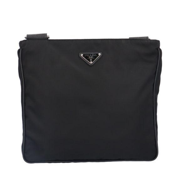 brb10000000122267 3 Prada Nylon Shoulder Bag Black