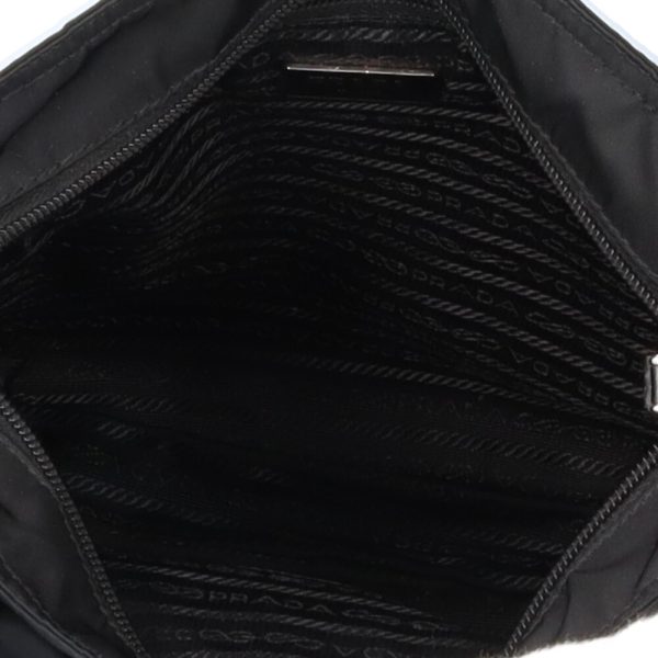 brb10000000122267 6 Prada Nylon Shoulder Bag Black