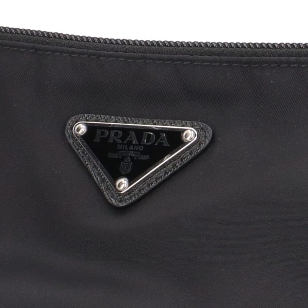 brb10000000122561 8 Prada Nylon Clutch Bag Black