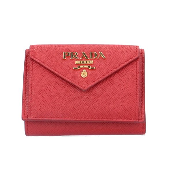 brb10000000122568 1 Prada Saffiano Leather Trifold Wallet