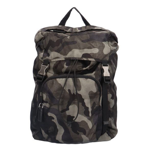 brb10000000122574 1 Prada Camouflage Nylon Rucksack