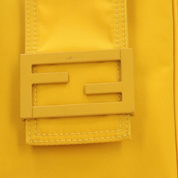 brb10000000122825 7 Fendi Nylon Shoulder Bag Yellow