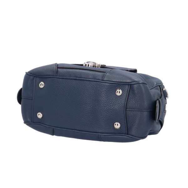 brb10000000123823 5 Prada Leather Shoulder Bag Navy