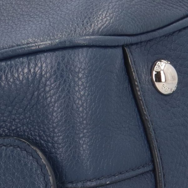 brb10000000123823 7 Prada Leather Shoulder Bag Navy