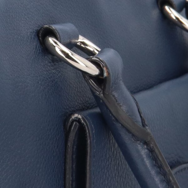 brb10000000123823 8 Prada Leather Shoulder Bag Navy