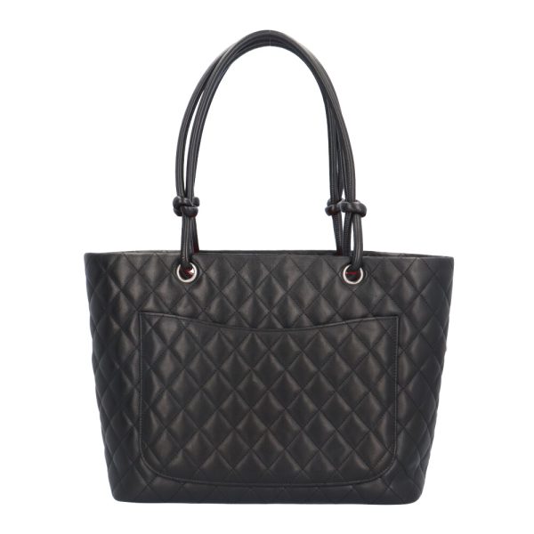 brb10000000123854 3 Chanel Cambon Calf Tote Bag Black